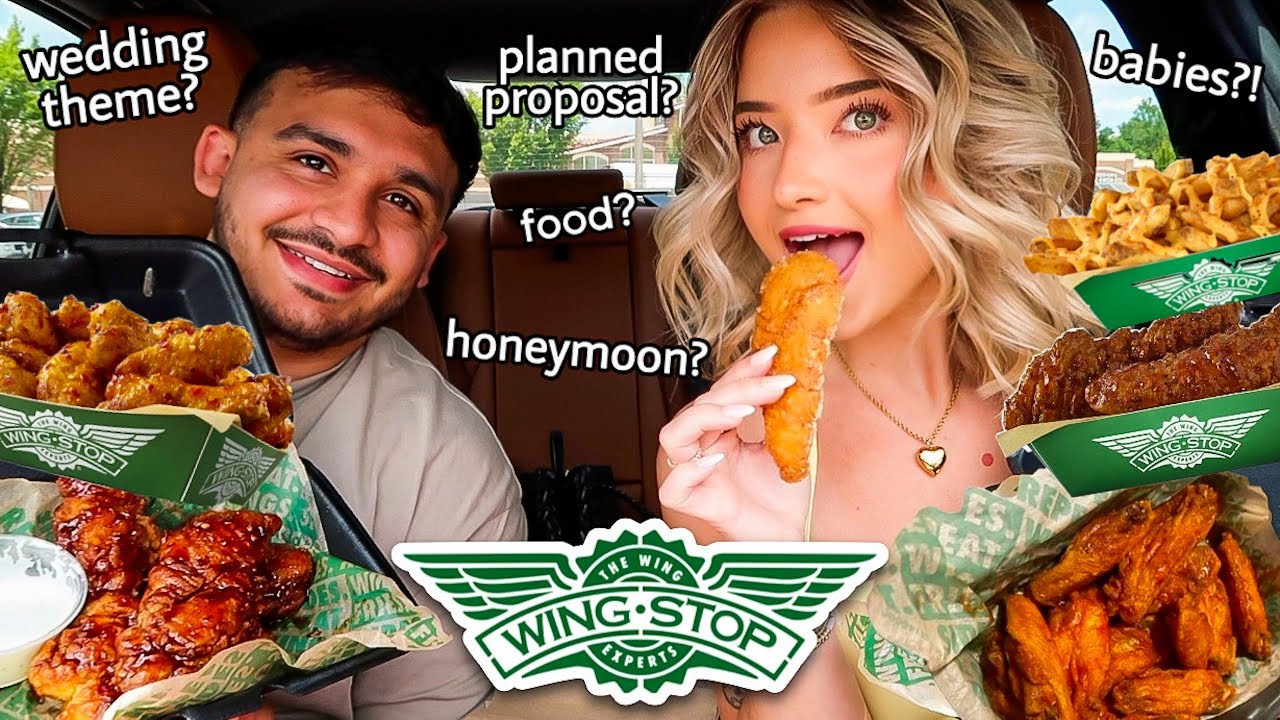 Wingstop MUKBANG! | Engagement Q&A with my fiancé! 