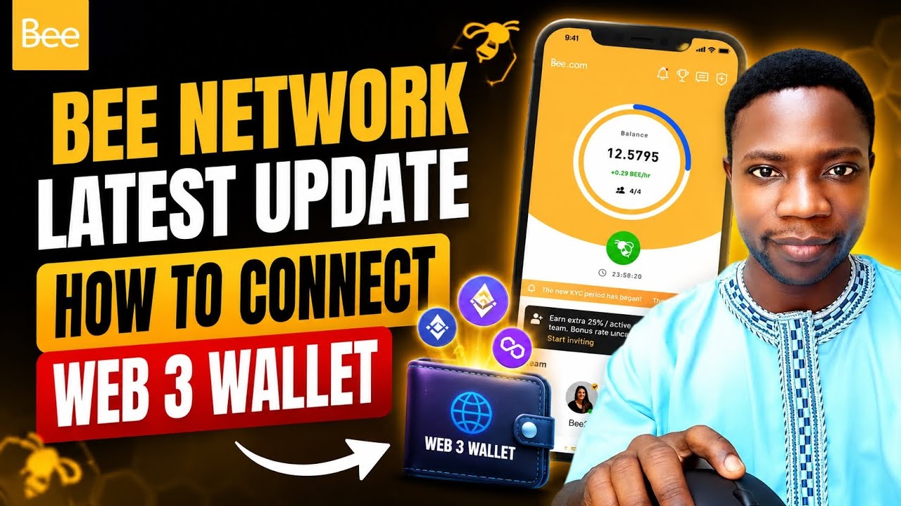 Bee 🐝 Network Latest update how to connect wallet on Web 3 step by step 