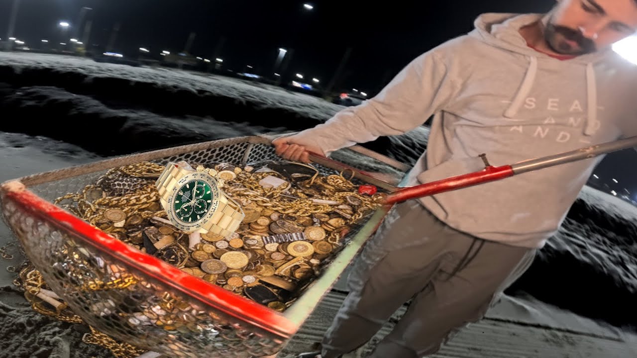 Passei uma PENEIRA GIGANTE na praia e ganhei muito Dinheiro