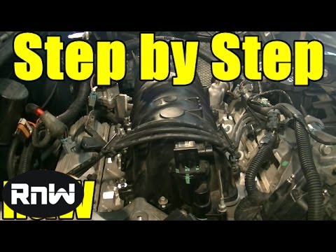 Chevy 3.8L Upper + Lower Intake Manifold Gasket and Tensioner Replacement Part 1