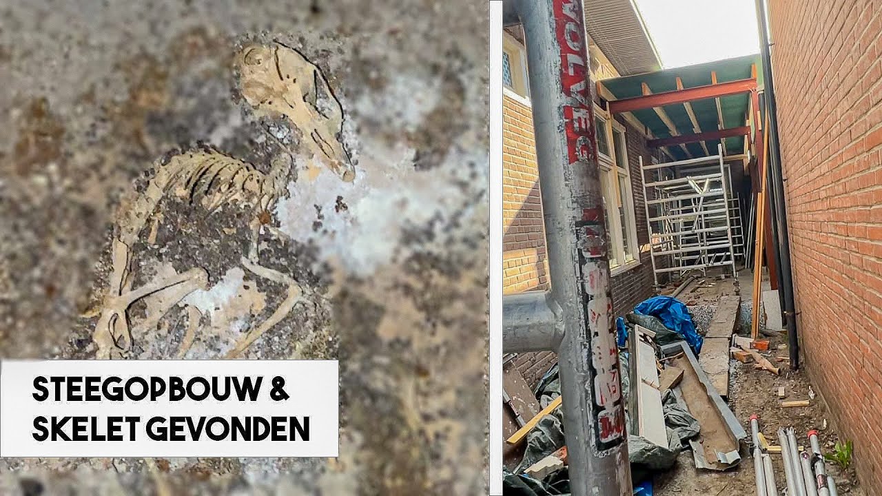 Opbouw in de steeg & Skelet gevonden! | VERBOUW VLOG #79