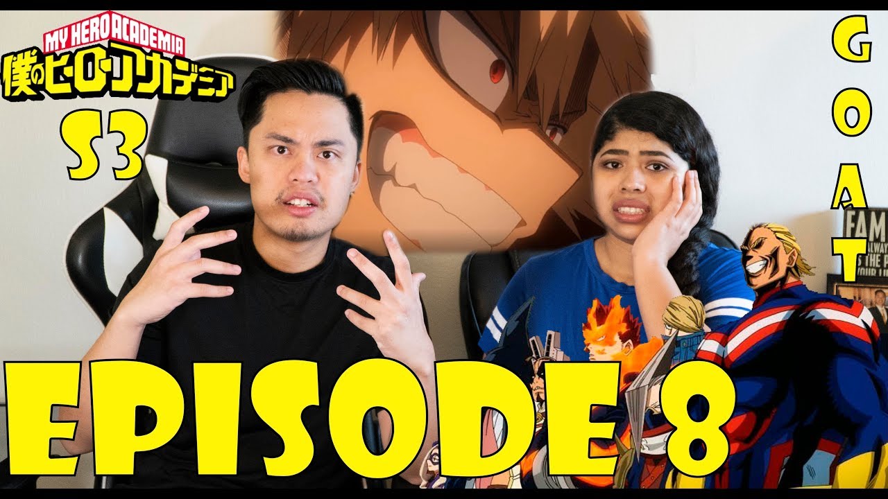 My Hero Academia Season 3 Episode 8 Reaction and Review! (Boku no Hero Academia) BAKUGO IS THE GOAT!