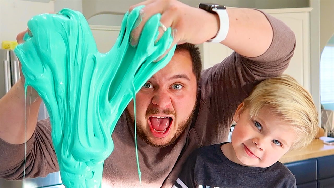 FLUFFY SLIME DIY EXPERIMENT!