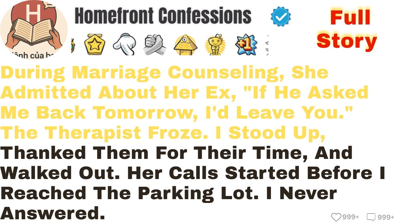 During Marriage Counseling, She Admitted About Her Ex, 