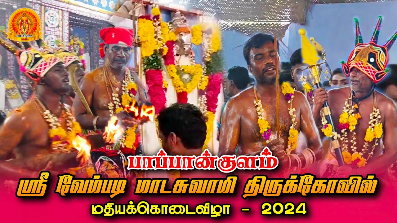 பாப்பான்குளம் வேம்படி மாடசுவாமி கோவில் மதியக்கொடைவிழா || Pappankulam koil kodai 2024