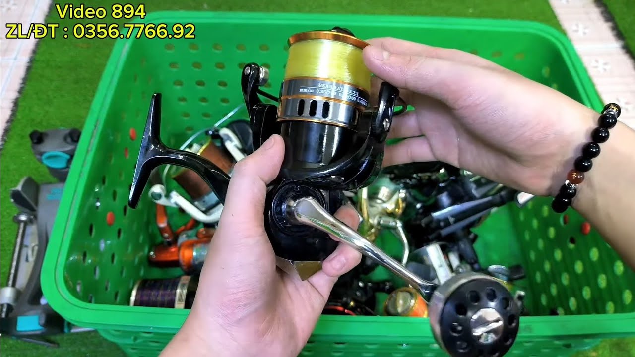 Lô Máy Câu Nhật : Video 894 : Chỉ Từ 50K - Máy Câu Daiwa Shimano Ryobi | Cùm Gác Cần Biển