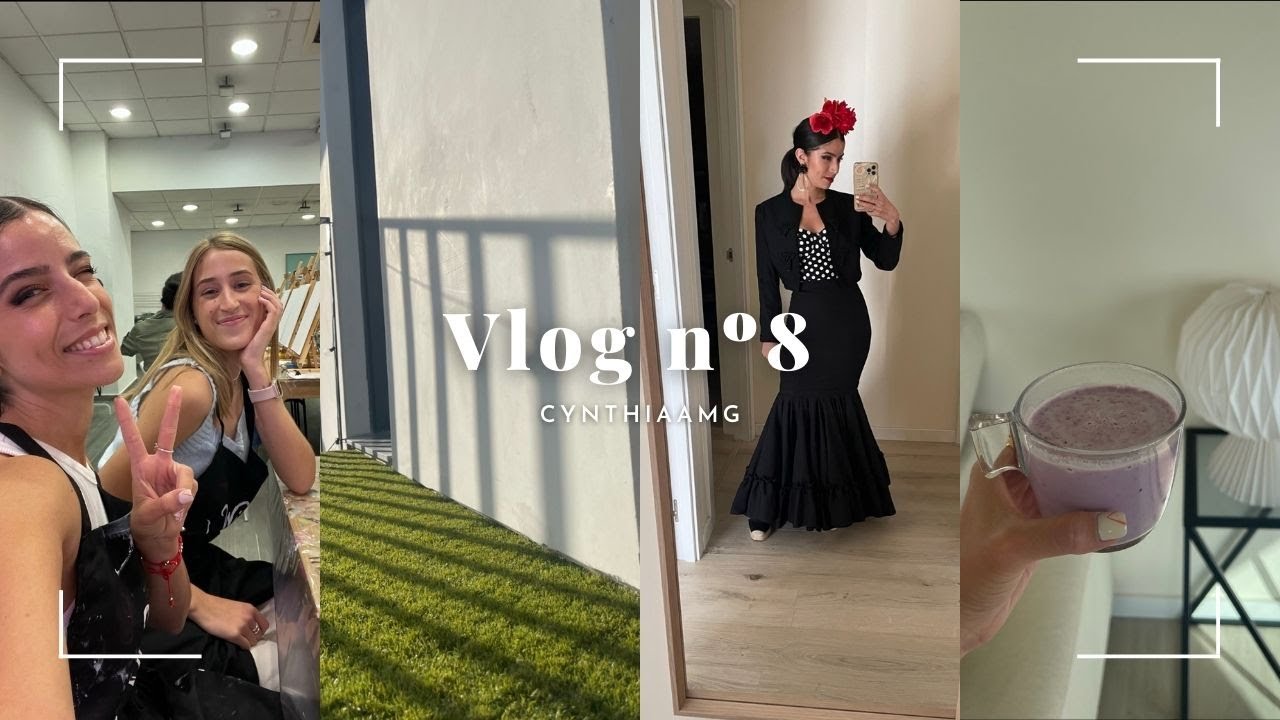 VLOG 8- Plan con mi prima, os enseño mis trajes de flamenca, feria de Valencia con mis amigos y más