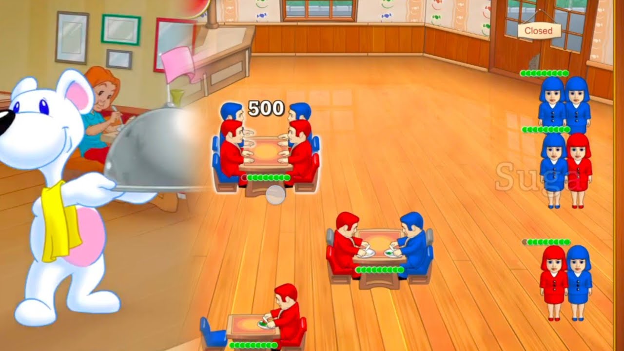 Restaurant Game🎯🎮 - Seat Arrangement for Customer Dress Colour - Delivery Game#games #youtubevideo 