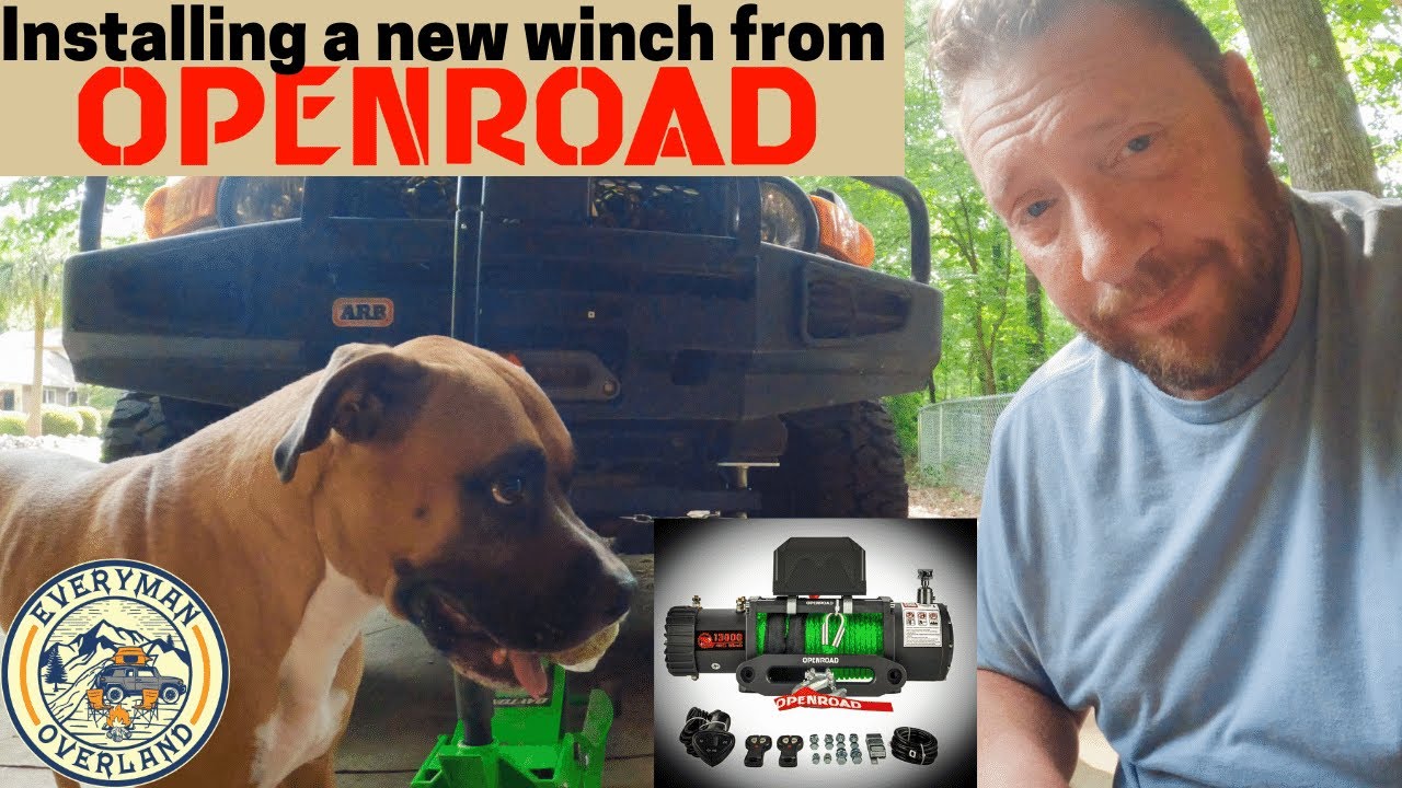 Installing an Openroad 4x4 13,000 lb winch in my FJ Cruiser