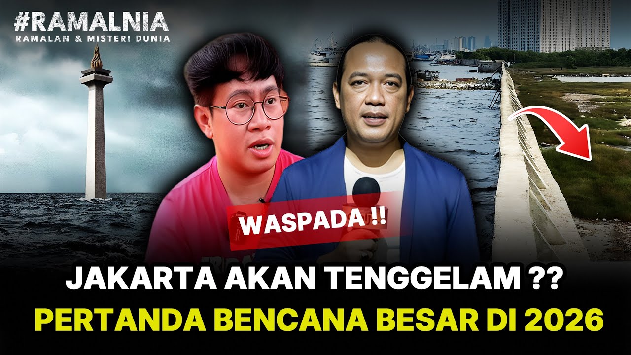JAKARTA DI AMBANG TENGGELAM‼️Bencana Alam BESAR Diprediksi Terjadi Menjelang 2026‼️#RAMALNIA