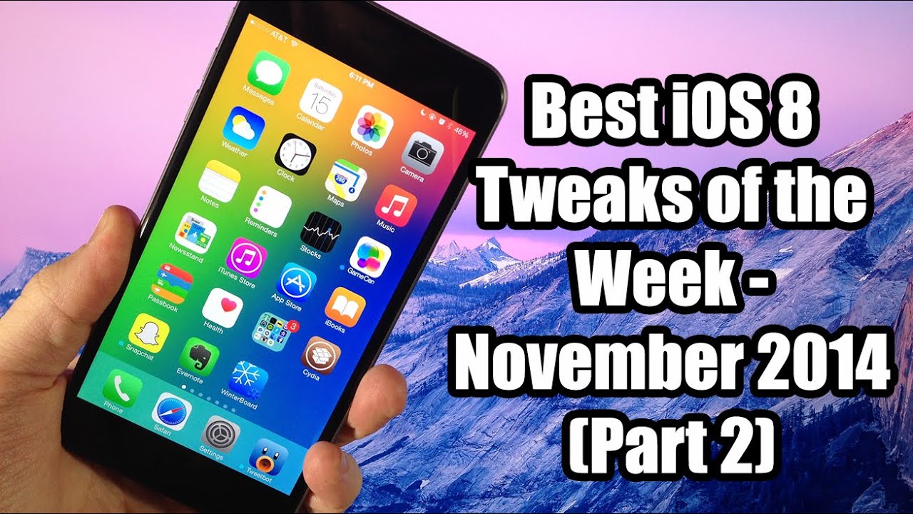 Best iOS 8 Cydia Tweaks of the Week - November 2014 (Part 2)