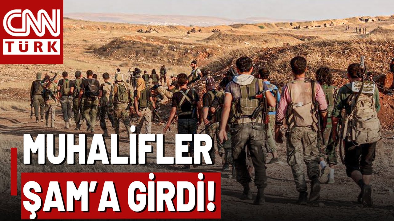 SON DAKİKA 🚨 Muhalifler Başkent Şam'a Giriyor!