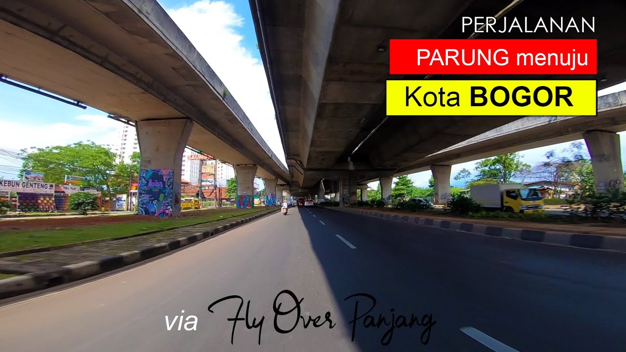 Jalur Parung ke Kota BOGOR 2021 Lewat Bawah FLY OVER Superr Panjang, apakah masih Macet ???