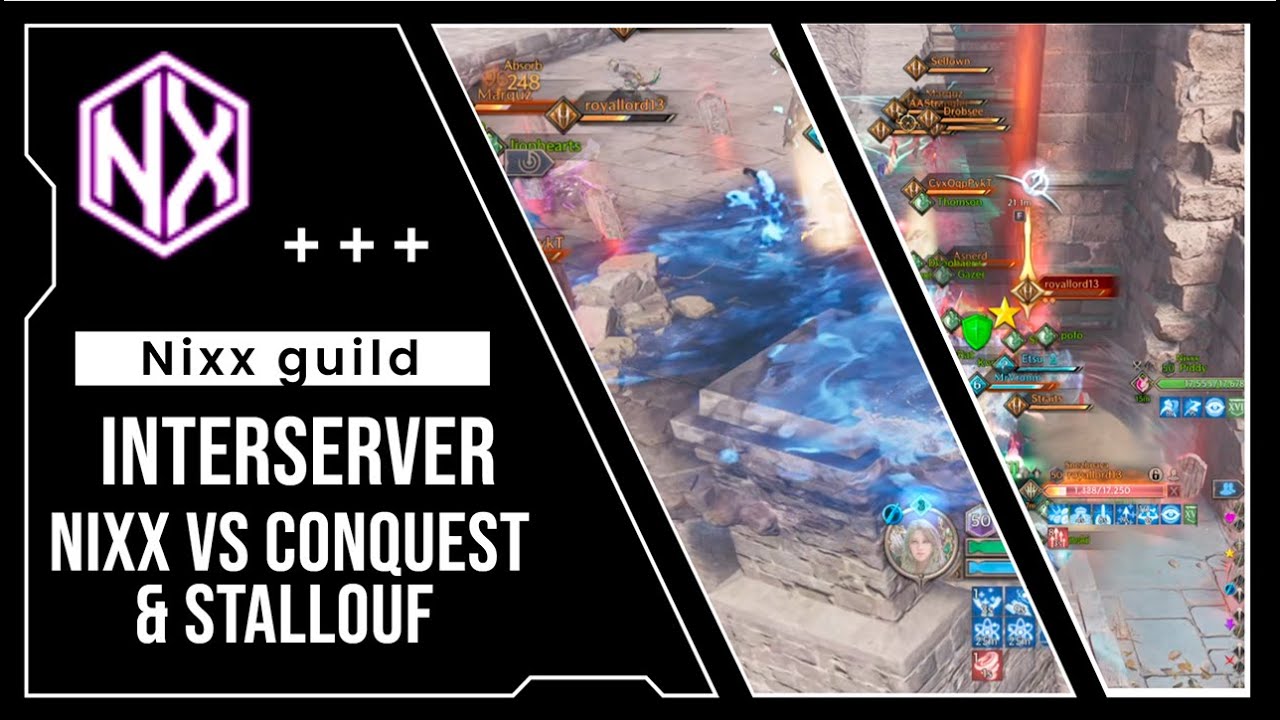 Nixx vs Conquest & Stallouf Interserver Riftstone Ahzeil