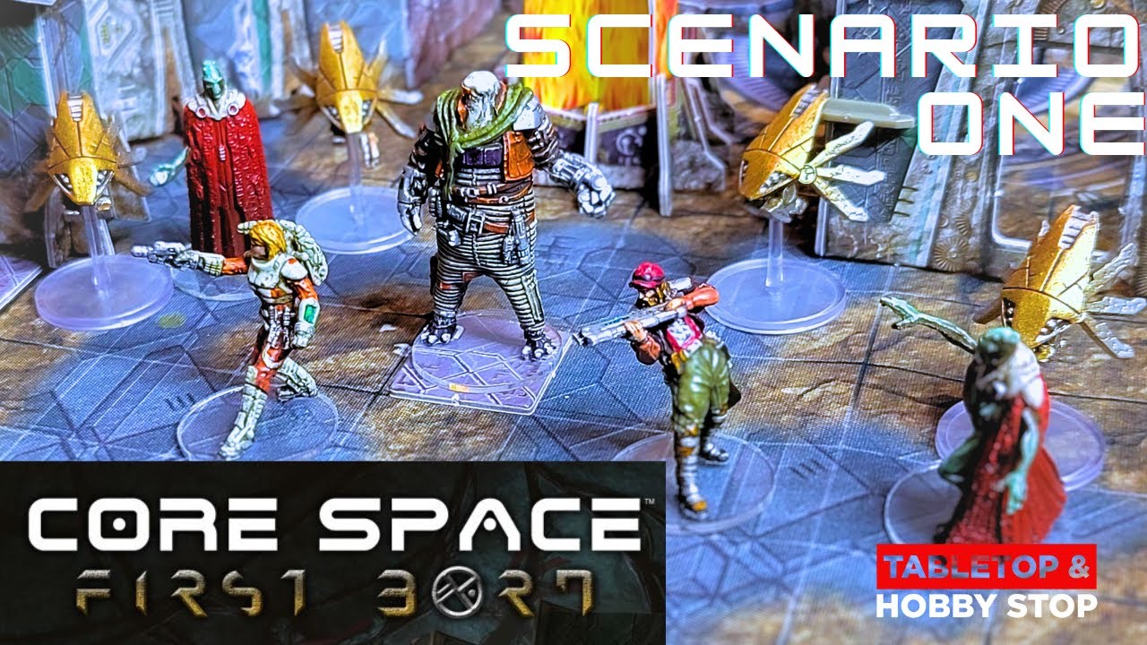 Core Space First Born Campaign - Mission One | Solo Scifi Skirmish Wargame