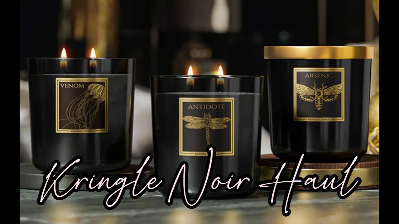 Kringle Candle Noir Collection Haul | Venom, Arsenic, Antidote