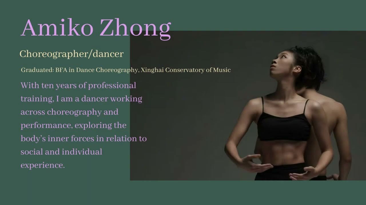 Amiko Zhong Dance Portfolio（个人）