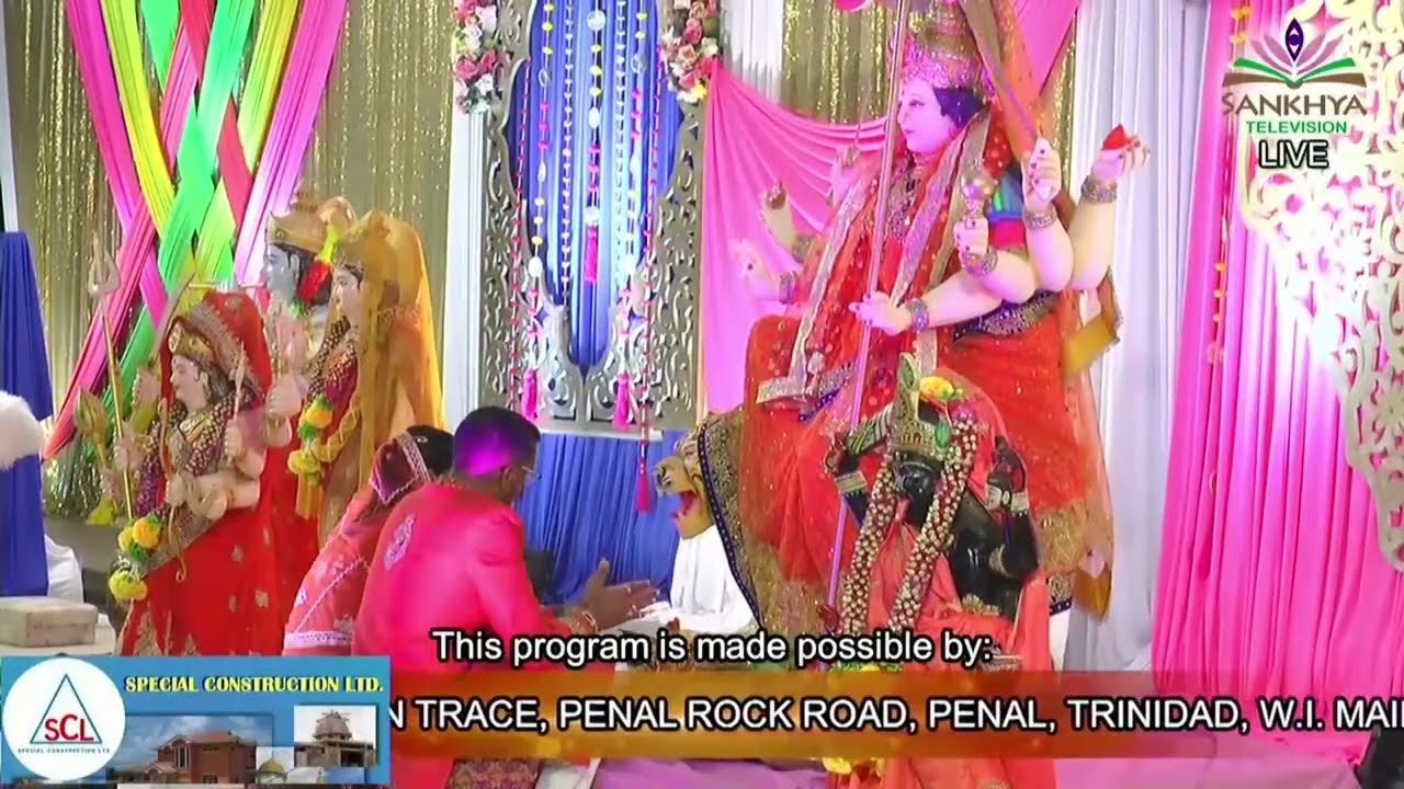 1st Night Nau Raatri Yagna offi Pt Sunil Seetahal Maharaj hosted by The Ganesh Utsav Foundation