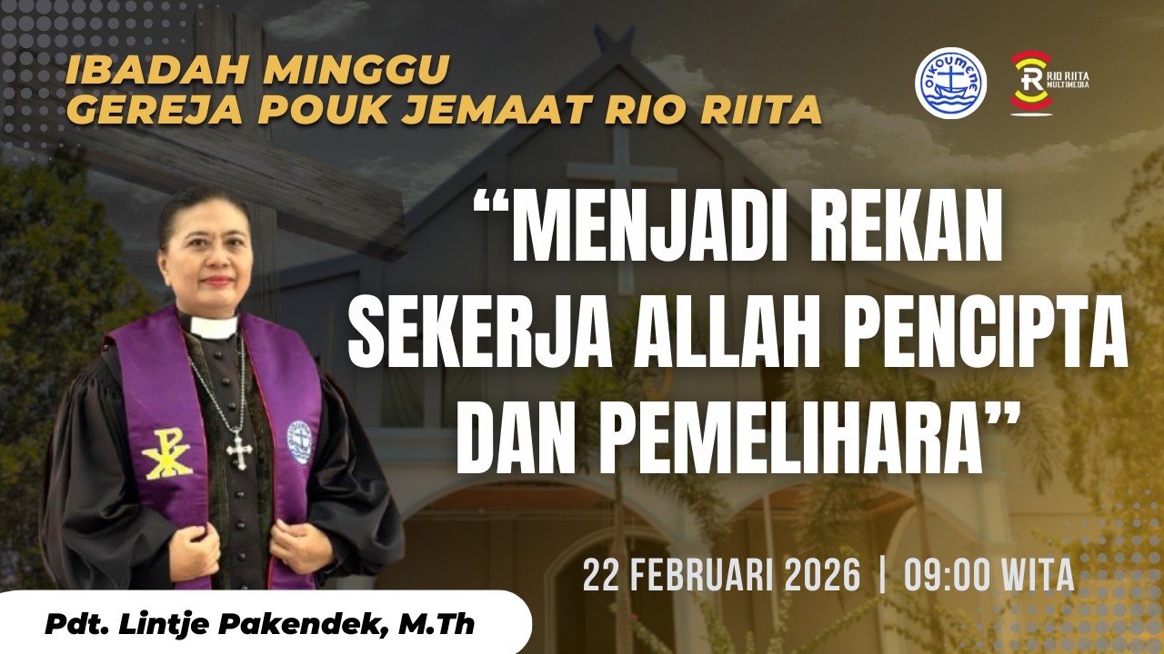 🔴 [LIVE] IBADAH MINGGU GEREJA POUK JEMAAT RIO-RIITA | 22 FEBRUARI 2026