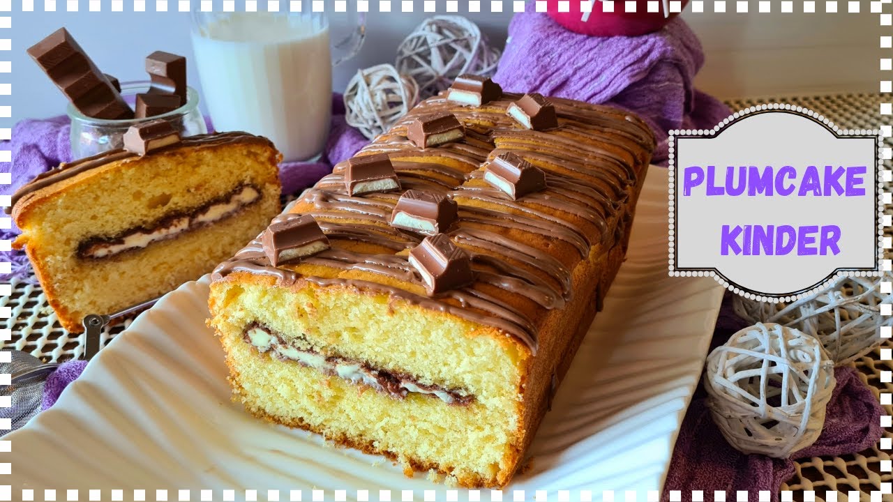 PLUMCAKE KINDER con barrette che non scendono in cottura!