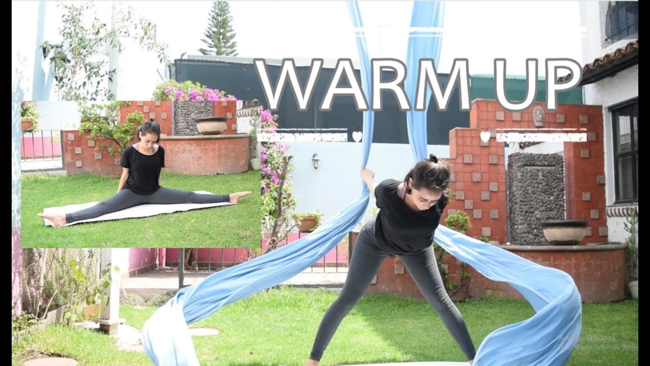 Aerial Silks Warm Up//Calentamiento Danza Aerea
