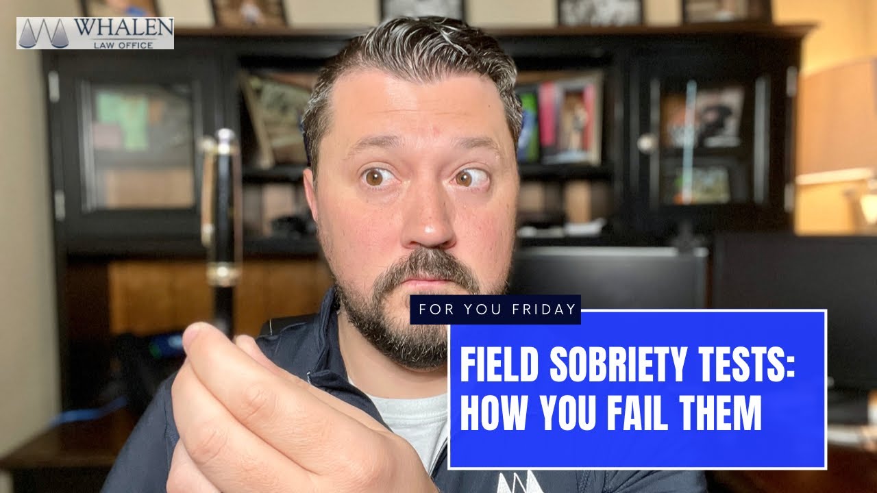 How you FAIL Standardized Field Sobriety Tests (SFSTs)