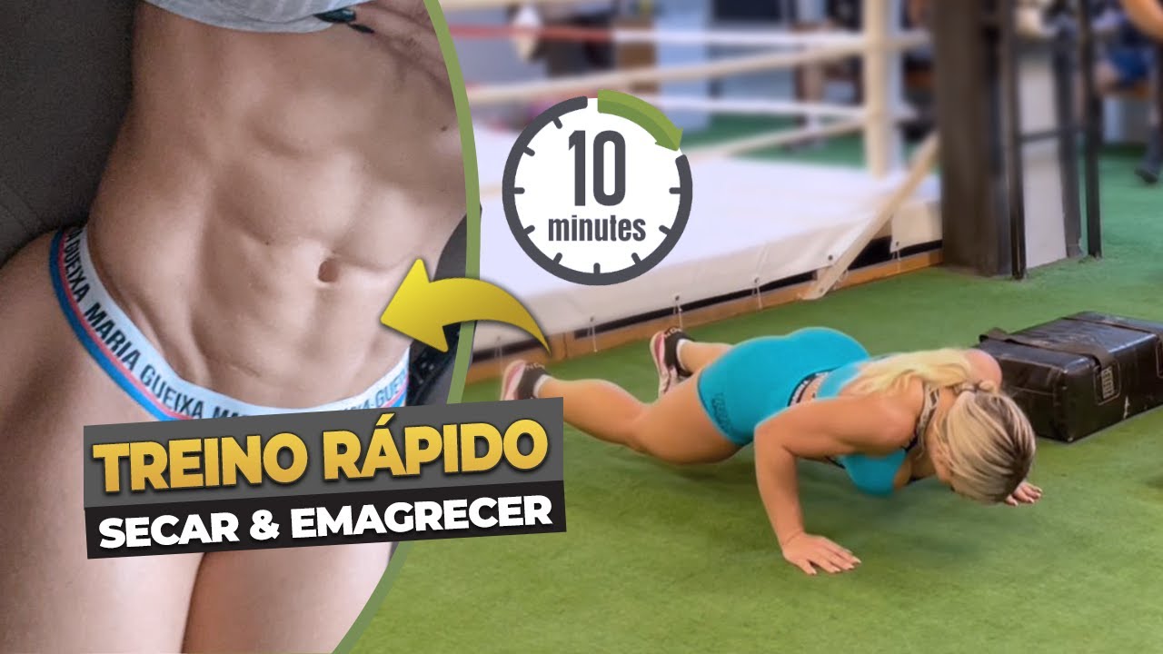 TREINO RÁPIDO PARA SECAR 10 MIN | EMAGRECER EM CASA VIVI WINKLER