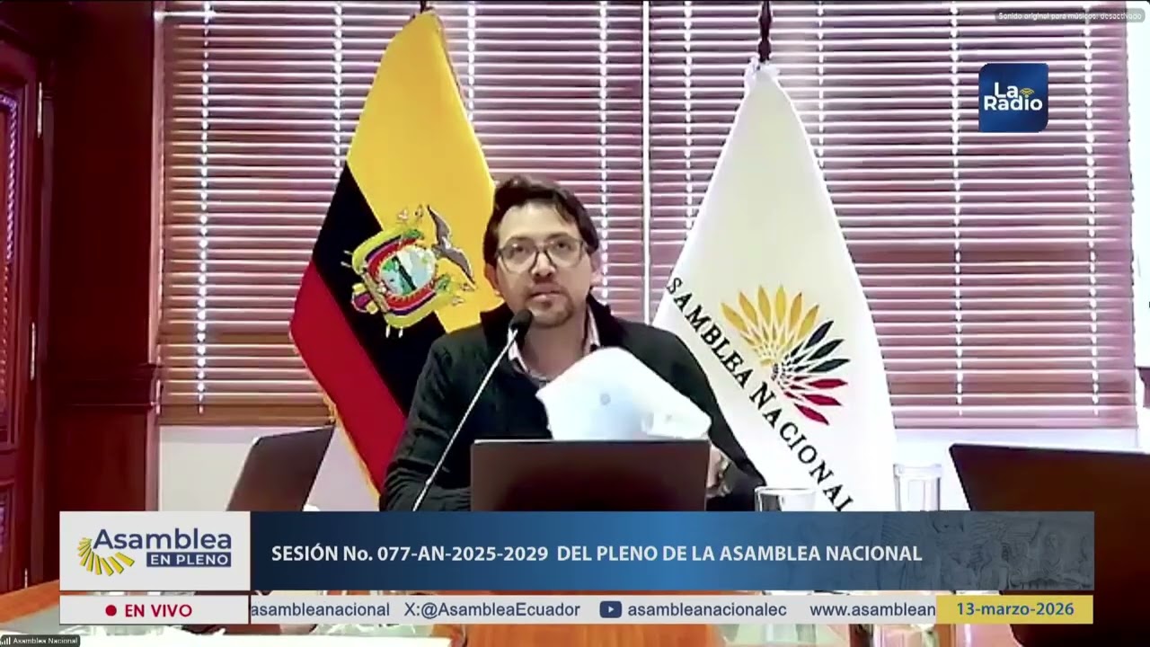 Votación de la moción de la asambleísta Inés Alarcón - Sesión 077