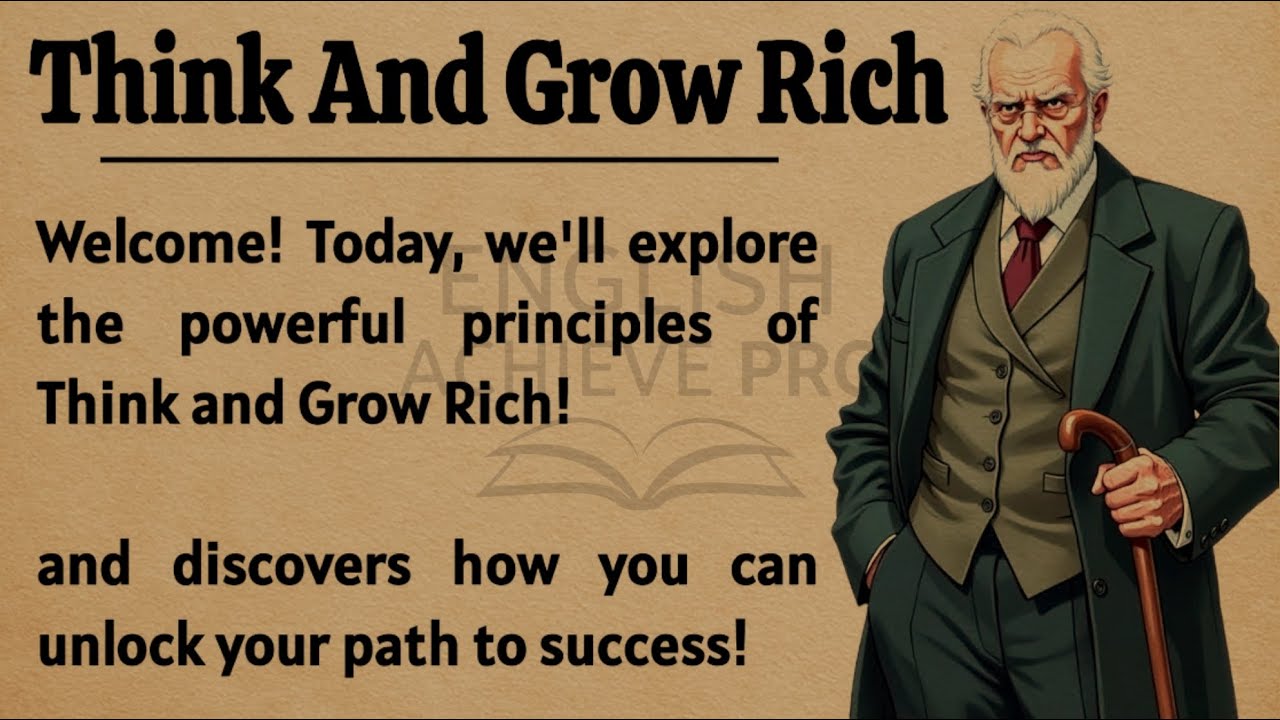 Think And Grow Rich - Unlock Your Success🔥 ||English Speaking Practice ✅ || Graded Reader