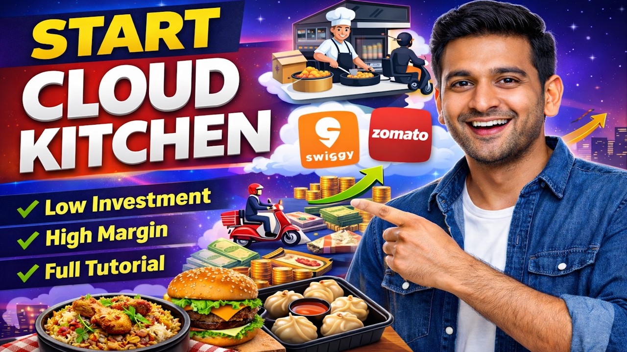 How To Start A Cloud Kitchen? | FSSAI | Investment | Equipments #cloudkitchen
