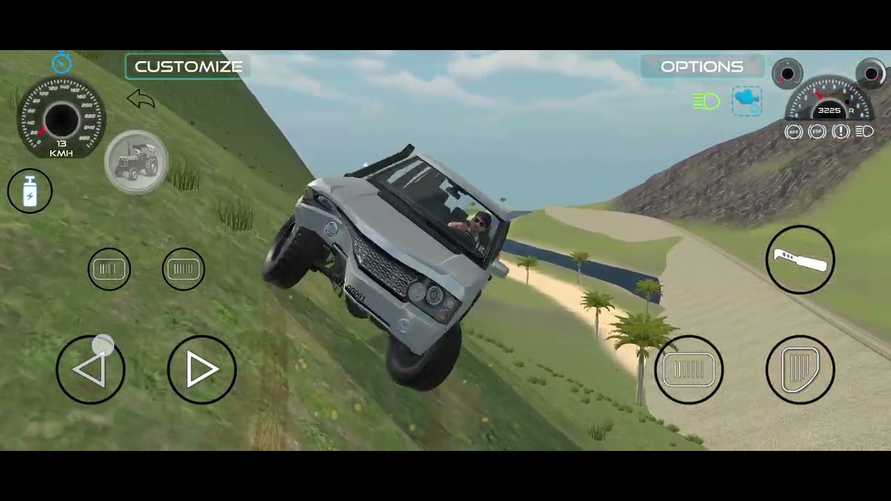 Range rover driving 