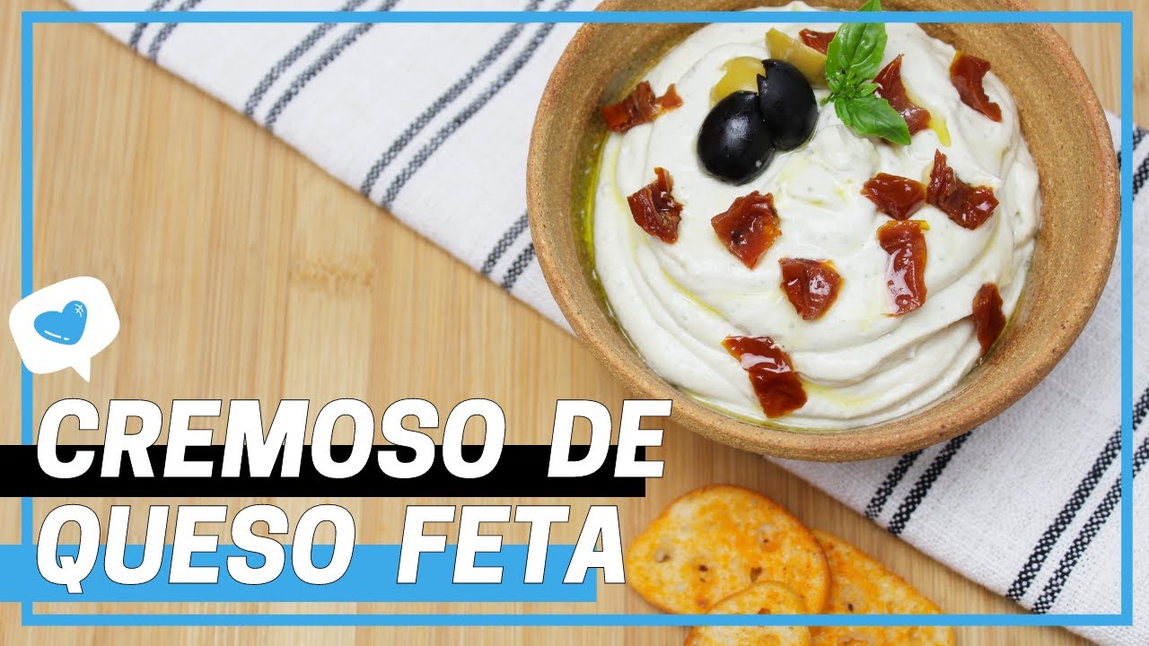 CREMOSO de QUESO FETA // Receta MEDITERRÁNEA en 3 MINUTOS