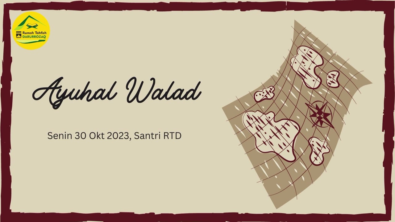 Ayuhal Walad #senin #301023 #SantriRTD