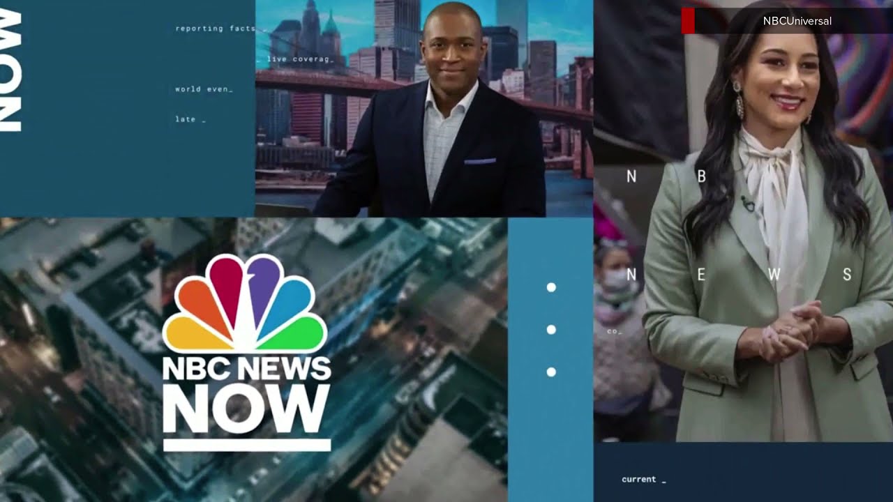 NBC News Now new graphics supercut