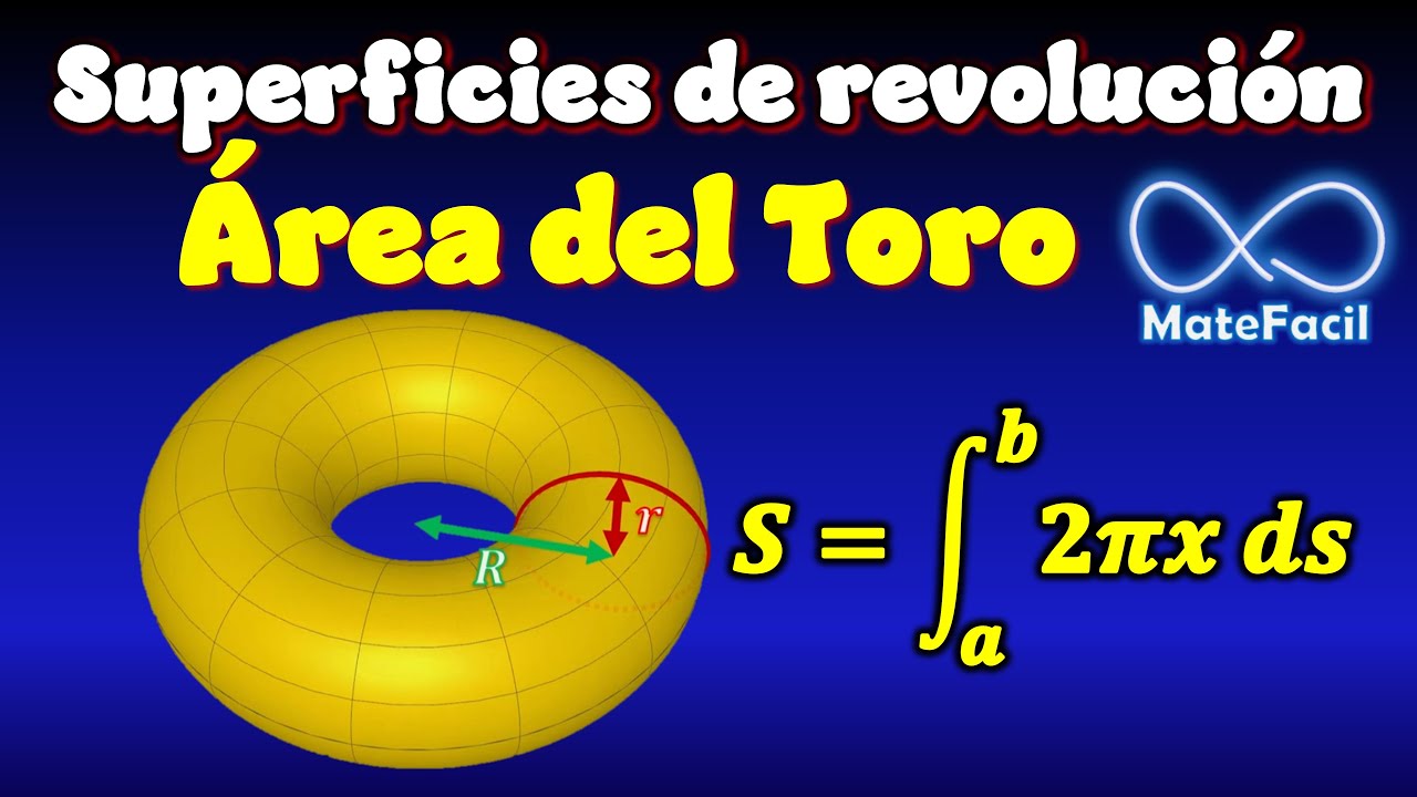 ¿Cómo se calcula el Área de una Dona (Toro)? Usando INTEGRALES