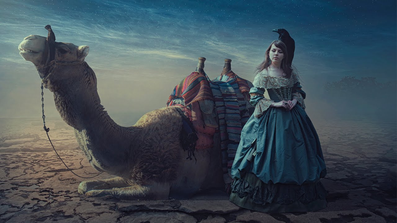Photoshop Tutorial | Fantasy Midnight Manipulation Photo Effects CG