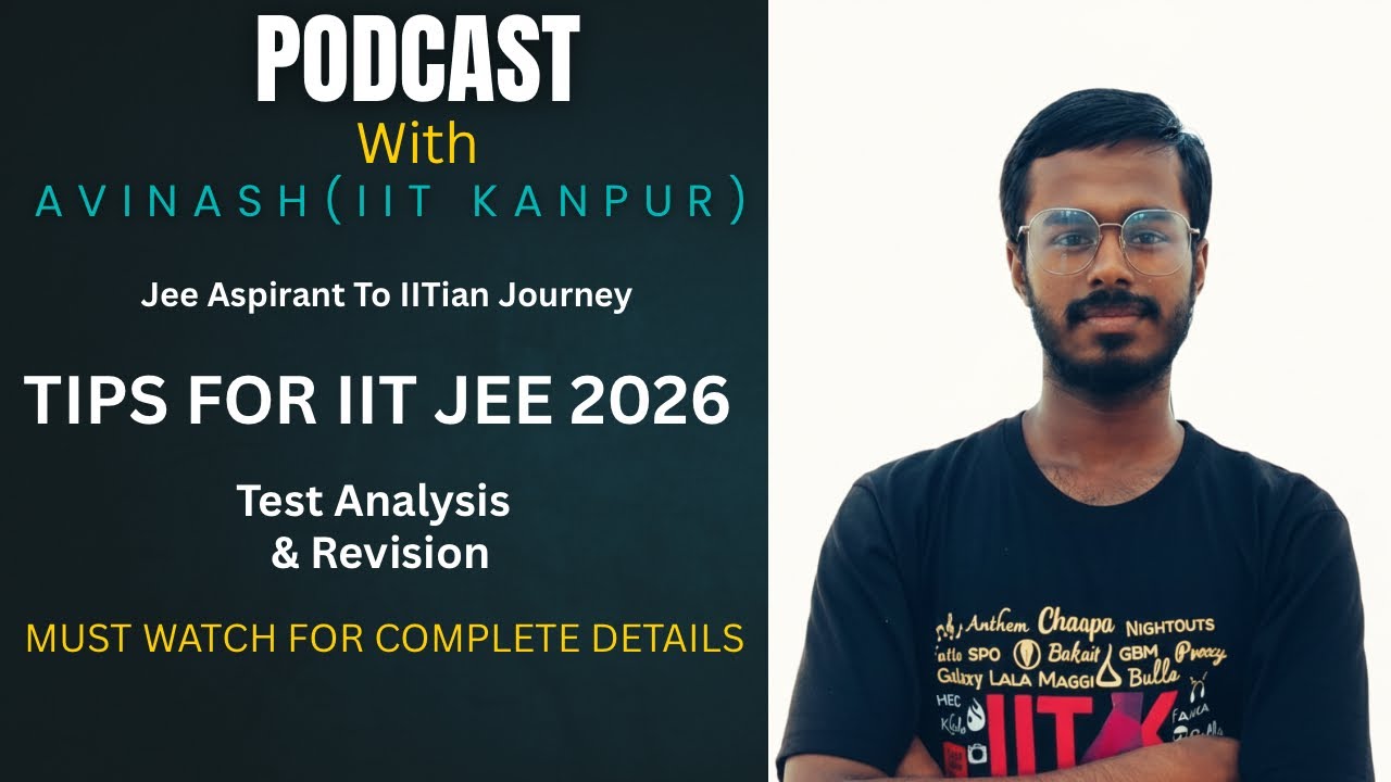 Last 2 months strategy for jee mains 2026  #iit #iitkanpur #interview #iitjee #jeemains #jee2026
