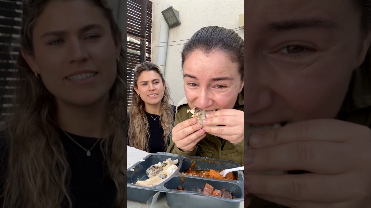 טעמתי אוכל צבאי עם דוגמנית מהממת🤯