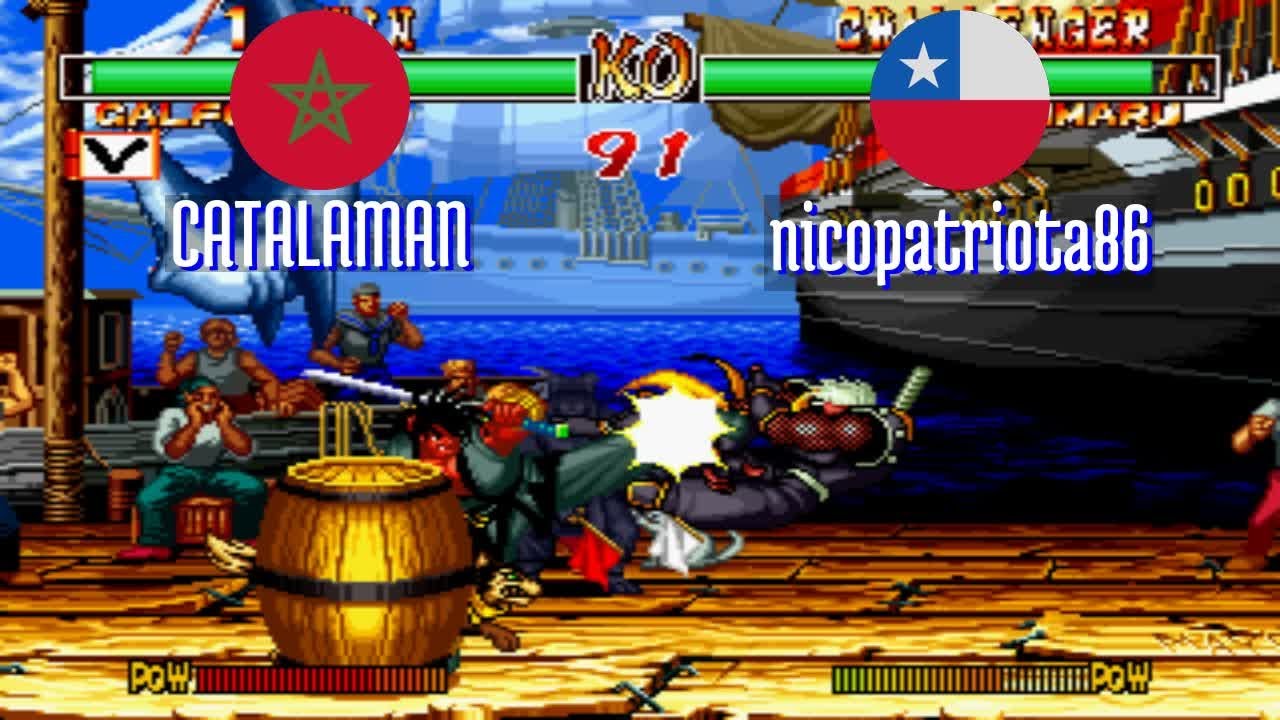 FT5 @samsho2: CATALAMAN (MA) vs nicopatriota86 (CL) [Samurai Shodown II Fightcade] Feb 22