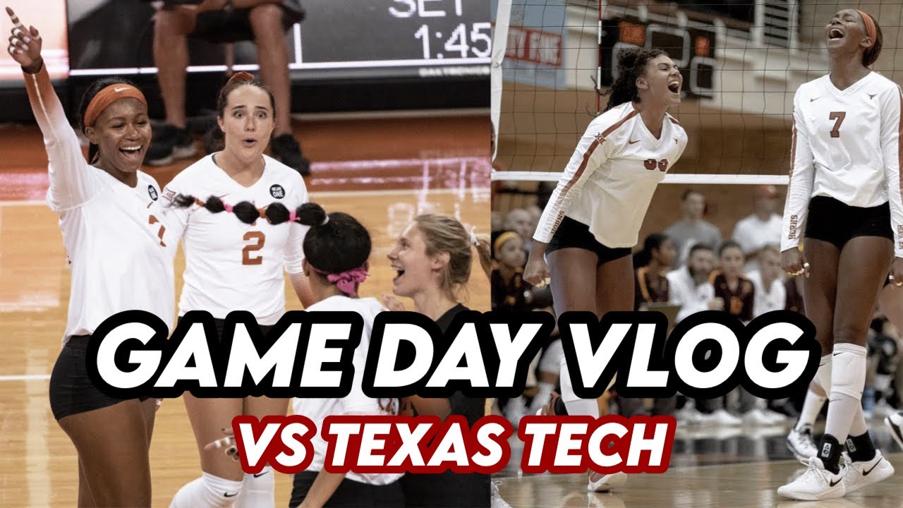 TEXAS VBALL GAME DAY VLOG |  birthday edition