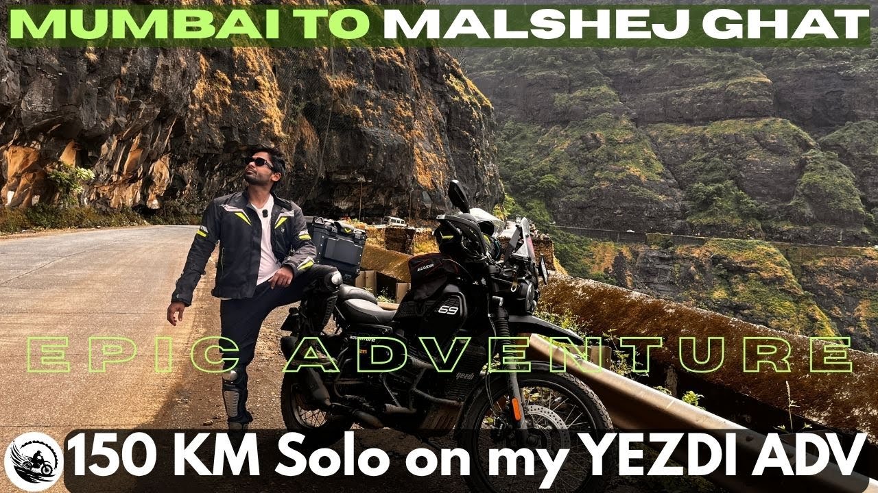 My SOLO Ride on Yezdi ADV: Mumbai to Malshej Ghat| Was it WORTH the 150 KM?