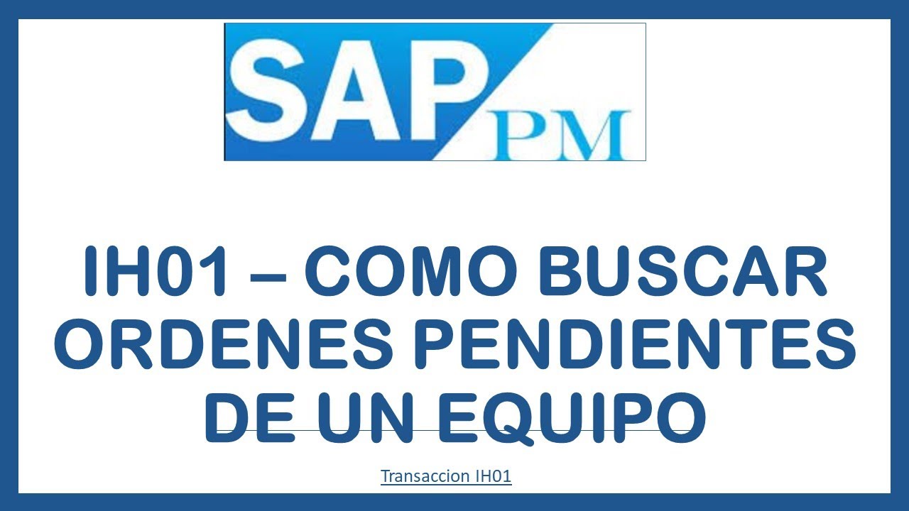 14 IH01 BUSCAR ORDENES PENDIENTES DE UN EQUIPO