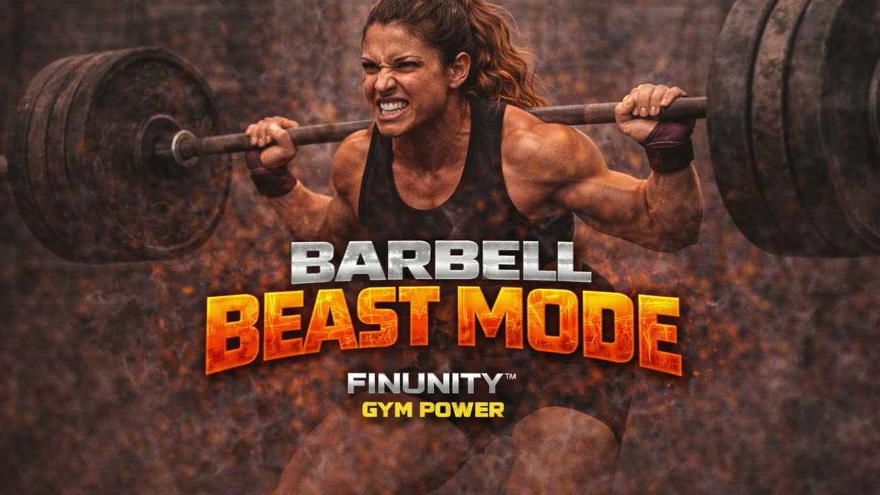 🏋️‍♀️BARBELL BEAST MODE – GYM GIRL | FINUNITY™ GYM POWER