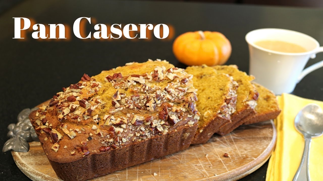 Como Hacer Panque de Calabaza con Nuez / Paso a Paso