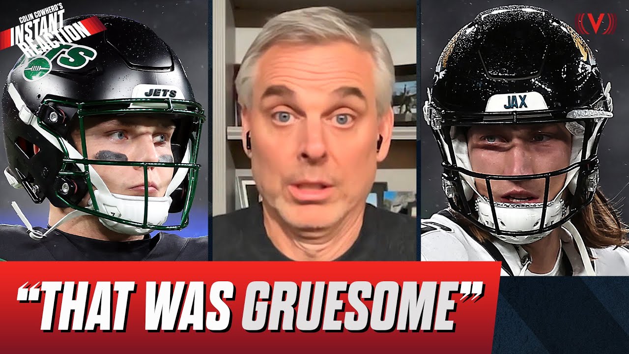Reaction to Zach Wilson benching, New York Jets losing to Jacksonville Jaguars | Colin Cowherd NFL
