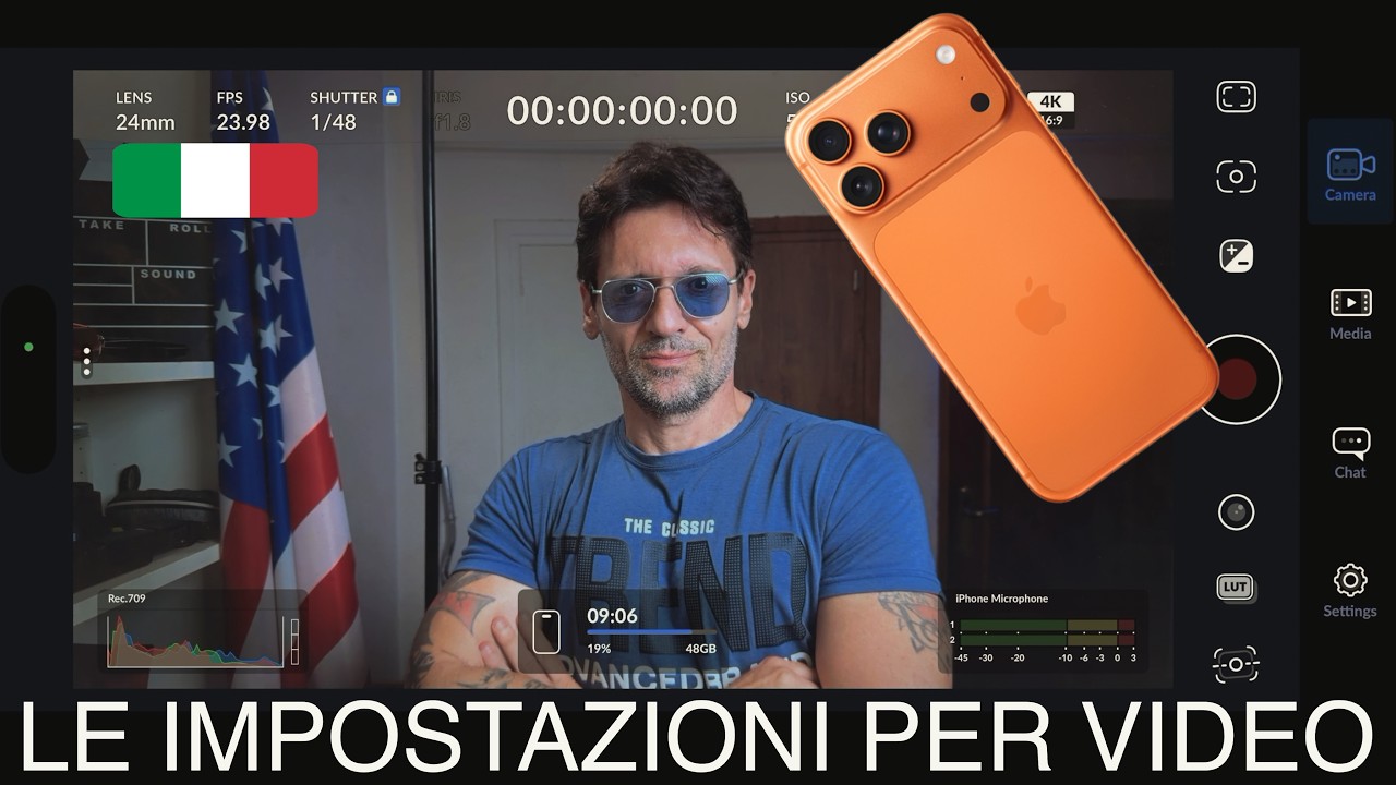 Scopri i MIGLIORI Settaggi Video dell’iPhone 17 Pro Max! (Blackmagic)