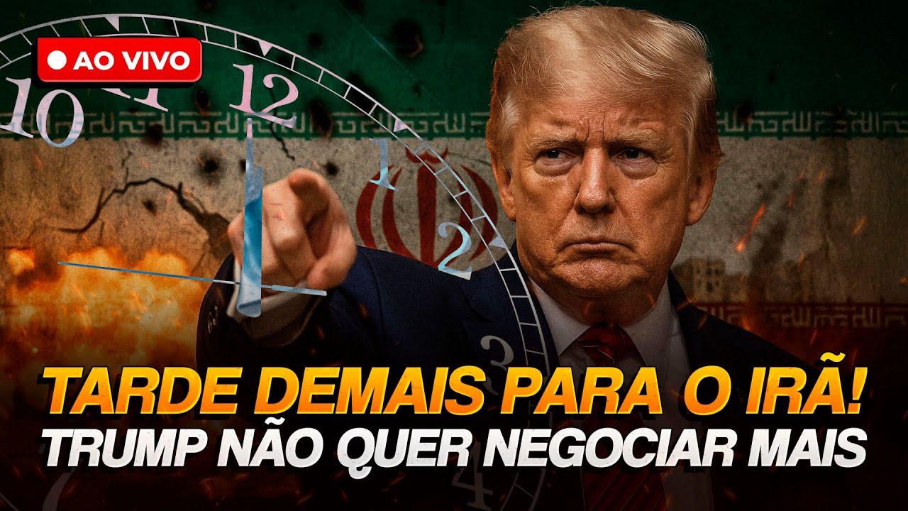 “TARDE DEMAIS”: Trump diz que Irã quer NEGOCIAR e manda um recado | Crise EUA x Irã #14