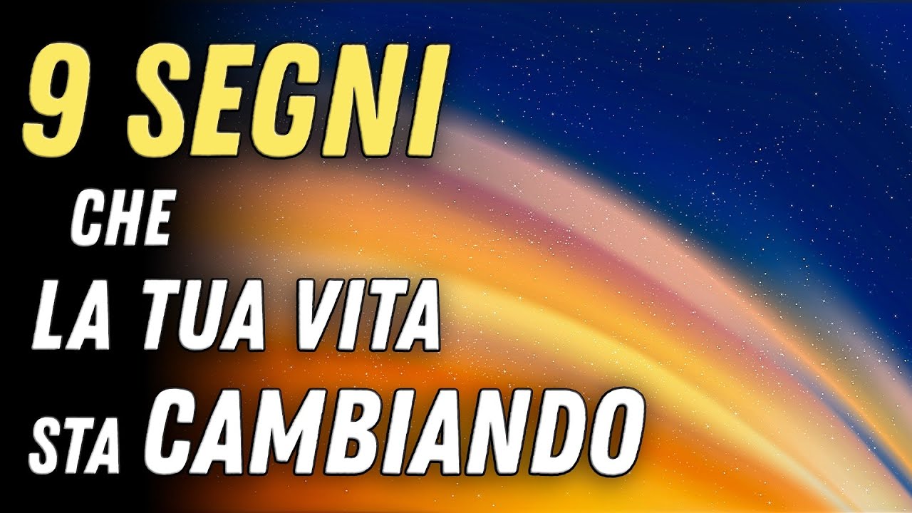I CAMBIAMENTI NON CI DEVONO SPAVENTARE [Siamo in continua evoluzione]