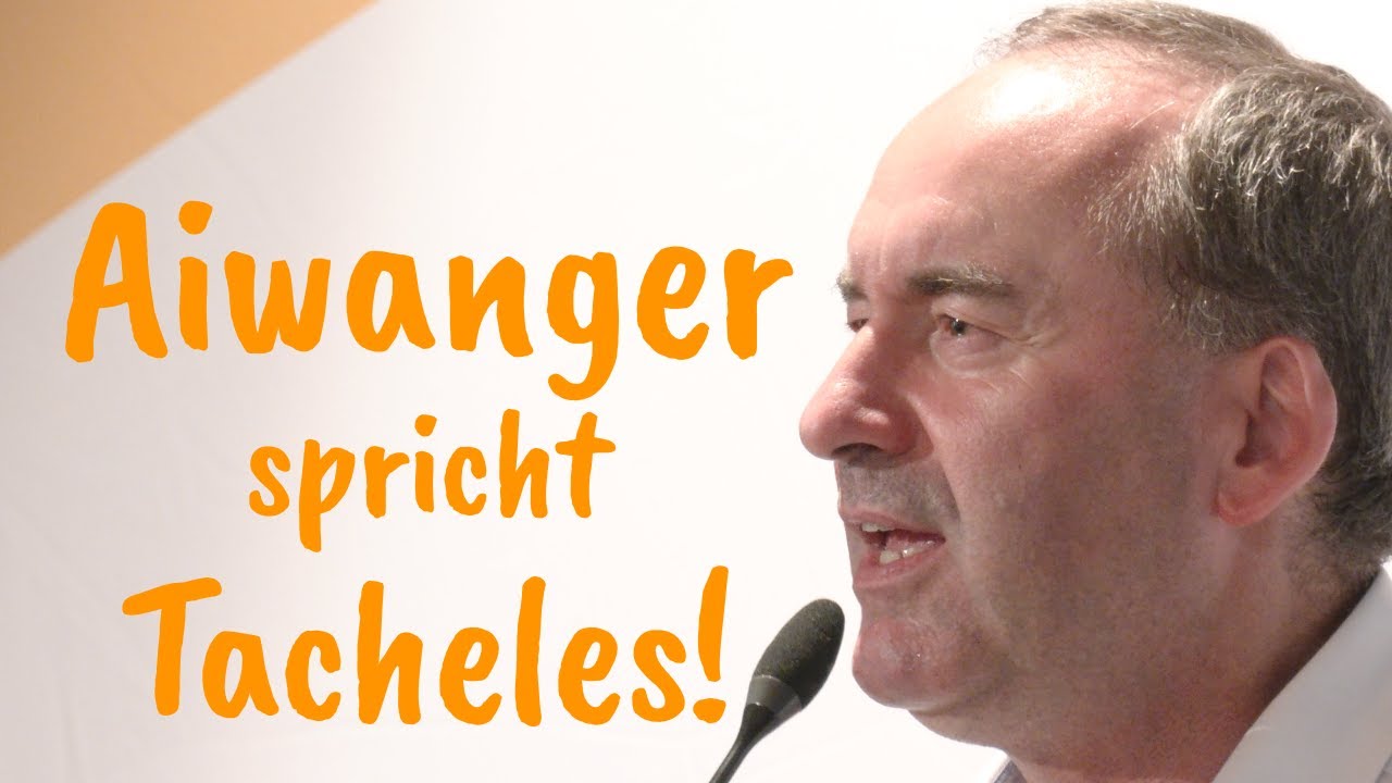 Aiwanger spricht Tacheles