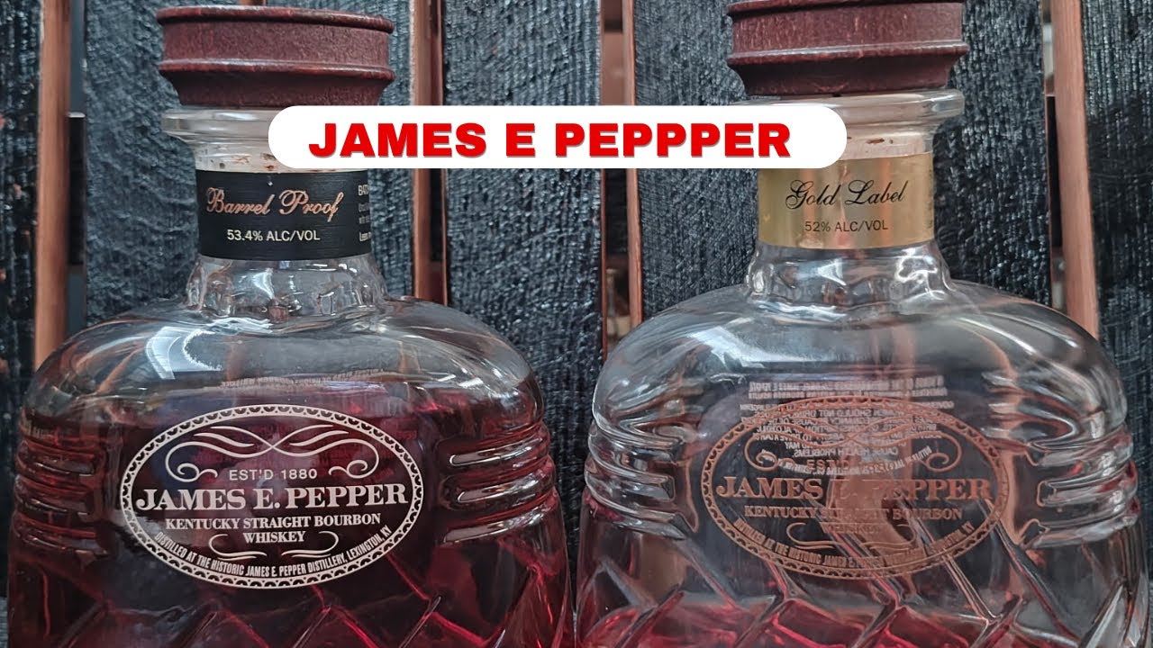 James E Pepper Decanter Series 